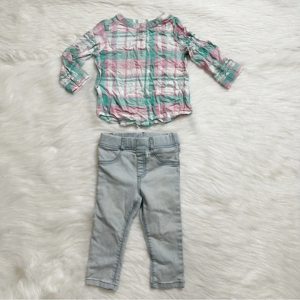 Girls Toddler Size 2T Long Sleeves and Pants Clothes LOT
